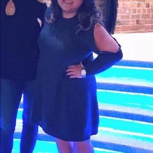 ASOS Cold Shoulder Sweater Dress